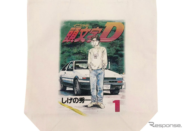 『頭文字D』の世界観をモチーフにしたトートバッグ《写真提供 フェイス》