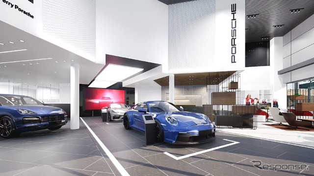 「ポルシェセンター北大阪」のリニューアルイメージ《写真提供 ポルシェジャパン》