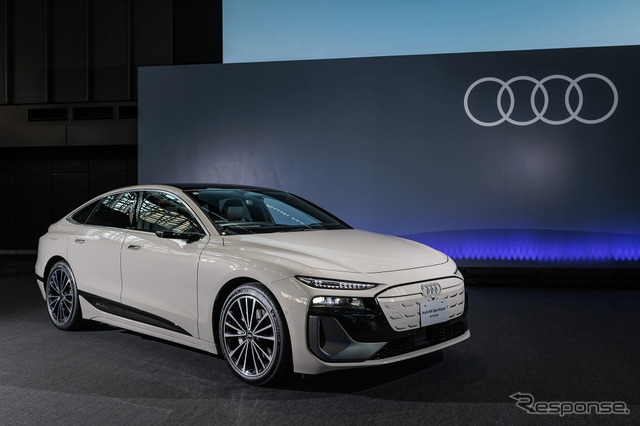 アウディが24日に日本発表した『A6 e-tron』《写真提供 アウディジャパン》