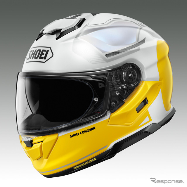 SHOEI GT-Air 3 MIKE イエロー/ホワイト［TC-3］※受注期間限定カラー《写真提供 SHOEI》