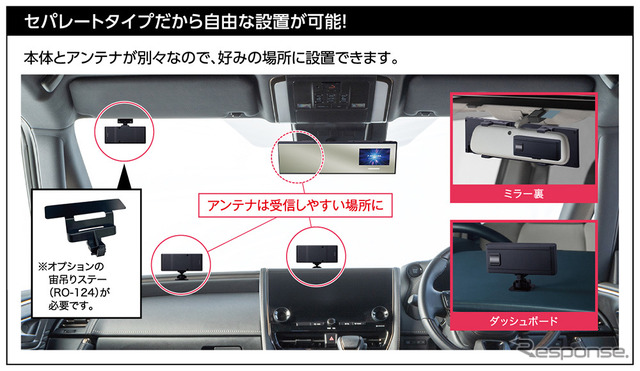 セルスターがハイブリッドハーフミラー型では業界初のJMA-520/401取締機対応セーフティレーダー「AR-525MW」発売《写真提供 セルスター工業》