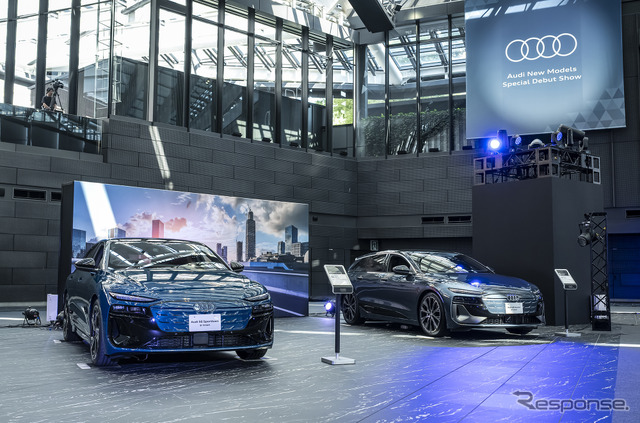 アウディが24日に日本発表した『A6 e-tron』《写真提供 アウディジャパン》