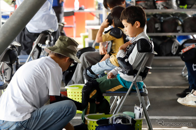 ヤマハ発動機の親子バイク教室《写真撮影 小林岳夫》