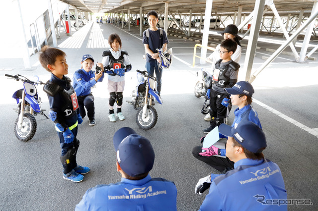 ヤマハ発動機の親子バイク教室《写真撮影 小林岳夫》