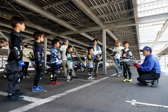 ヤマハ発動機の親子バイク教室《写真撮影 小林岳夫》