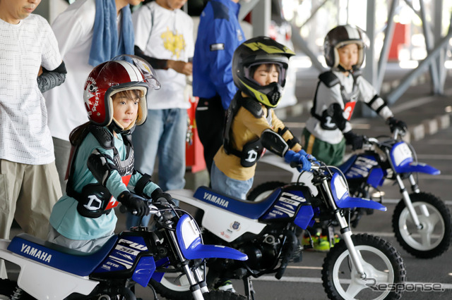ヤマハ発動機の親子バイク教室《写真撮影 小林岳夫》