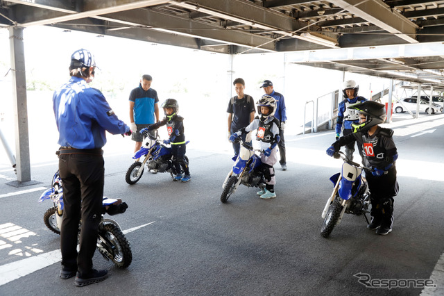 ヤマハ発動機の親子バイク教室《写真撮影 小林岳夫》