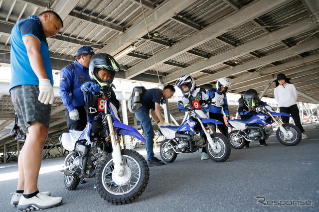 ヤマハ発動機の親子バイク教室《写真撮影 小林岳夫》
