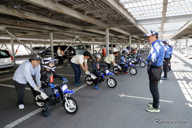 ヤマハ発動機の親子バイク教室《写真撮影 小林岳夫》