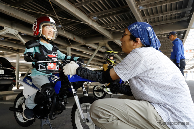 ヤマハ発動機の親子バイク教室《写真撮影 小林岳夫》