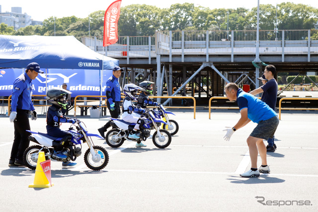 ヤマハ発動機の親子バイク教室《写真撮影 小林岳夫》
