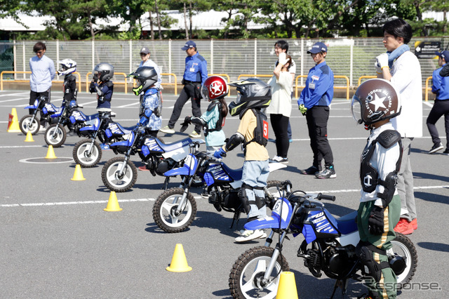 ヤマハ発動機の親子バイク教室《写真撮影 小林岳夫》