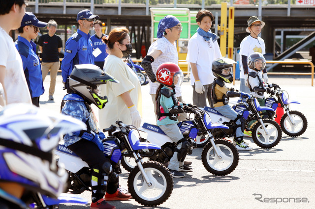 ヤマハ発動機の親子バイク教室《写真撮影 小林岳夫》