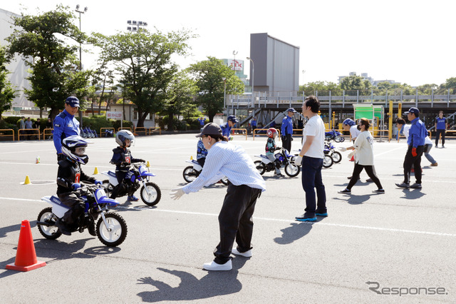 ヤマハ発動機の親子バイク教室《写真撮影 小林岳夫》