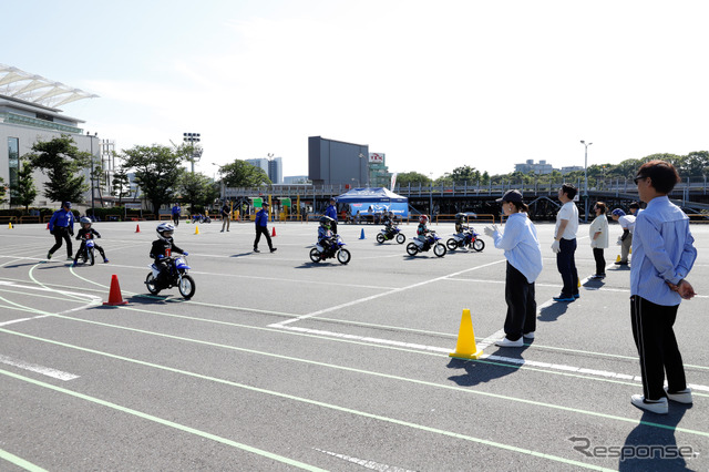 ヤマハ発動機の親子バイク教室《写真撮影 小林岳夫》