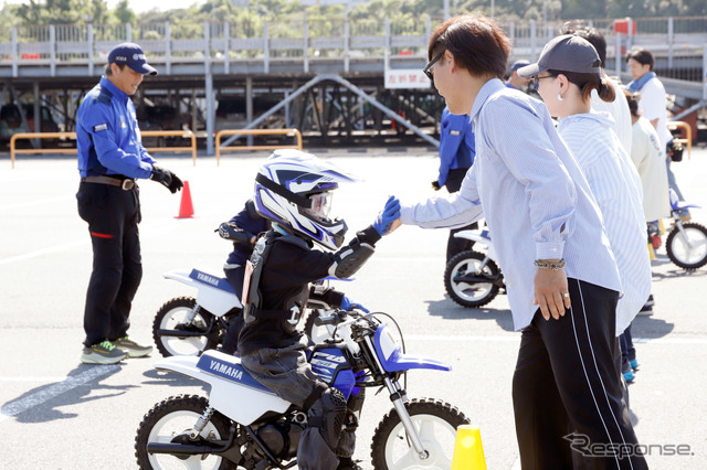 ヤマハ発動機の親子バイク教室《写真撮影 小林岳夫》