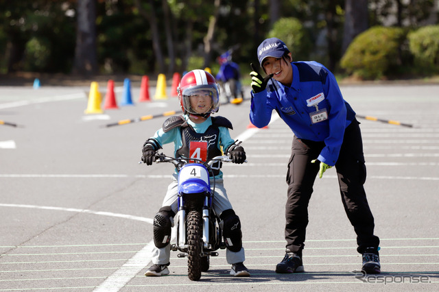 ヤマハ発動機の親子バイク教室《写真撮影 小林岳夫》