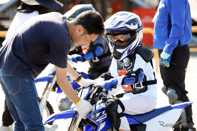 ヤマハ発動機の親子バイク教室《写真撮影 小林岳夫》
