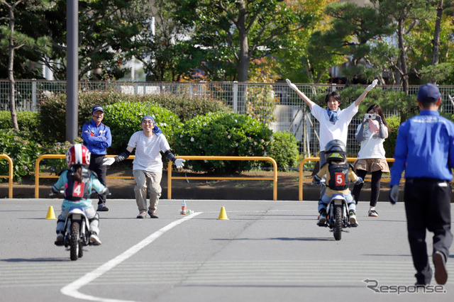 ヤマハ発動機の親子バイク教室《写真撮影 小林岳夫》