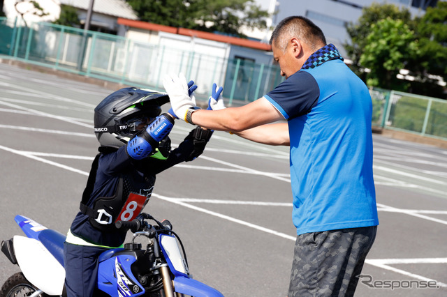 ヤマハ発動機の親子バイク教室《写真撮影 小林岳夫》