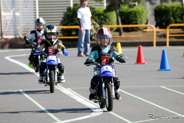 ヤマハ発動機の親子バイク教室《写真撮影 小林岳夫》