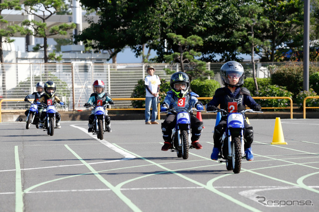 ヤマハ発動機の親子バイク教室《写真撮影 小林岳夫》