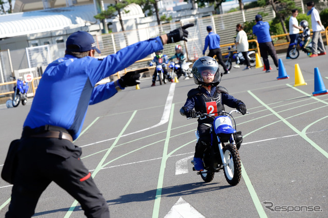 ヤマハ発動機の親子バイク教室《写真撮影 小林岳夫》