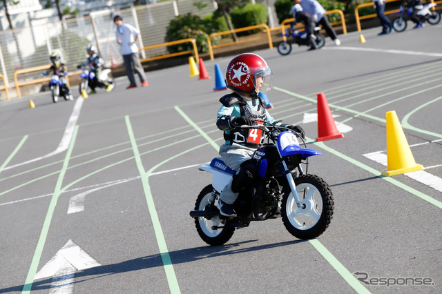 ヤマハ発動機の親子バイク教室《写真撮影 小林岳夫》