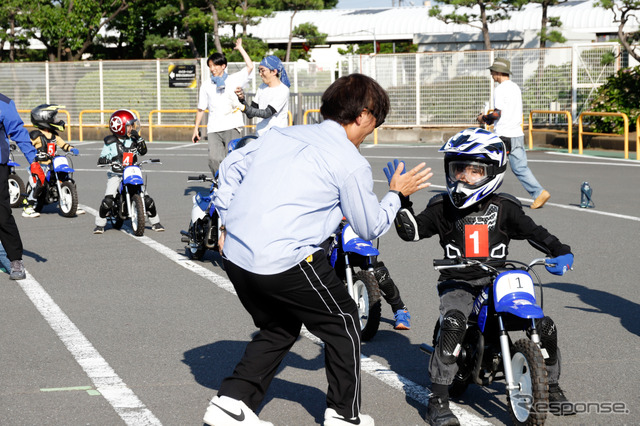 ヤマハ発動機の親子バイク教室《写真撮影 小林岳夫》