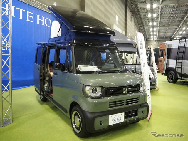 ホワイトハウス：N-BOXキャンパーNEO（東京キャンピングカーショー2025）《写真撮影 高木啓》
