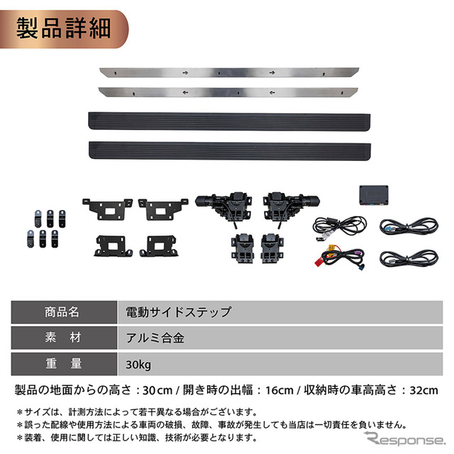 CRAFTWORKS『ランクル250』専用「電動サイドステップ」《写真提供 Fun Standard》