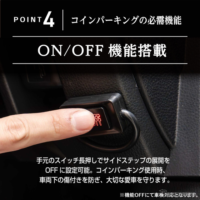 CRAFTWORKS『ランクル250』専用「電動サイドステップ」《写真提供 Fun Standard》