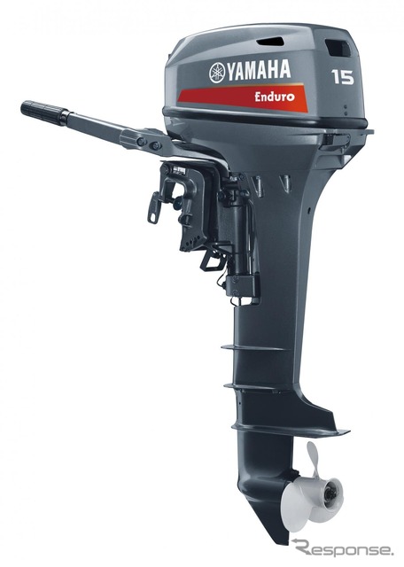 Yamaha E-Ride Baseで展示予定のエンデューロ船外機「E15DMHL」《写真提供 ヤマハ発動機》
