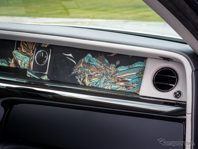 敦煌の壁画にインスピレーションを受けた『ファントム・エクステンデッド』のビスポーク・コミッション《photo by Rolls-Royce Motor Cars》