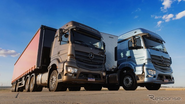 メルセデスベンツの新型大型トラック『アクサー』《photo by Mercedes-Benz》