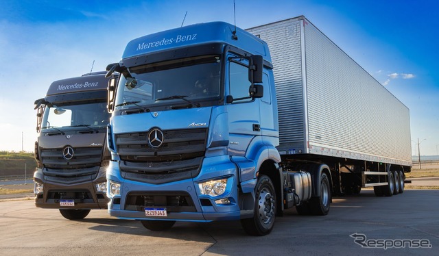メルセデスベンツの新型大型トラック『アクサー』《photo by Mercedes-Benz》