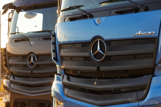 メルセデスベンツの新型大型トラック『アクサー』《photo by Mercedes-Benz》