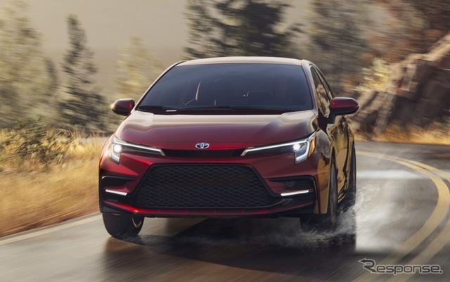 トヨタ『カローラハイブリッド』の2026年モデル（米国仕様）《photo by Toyota》