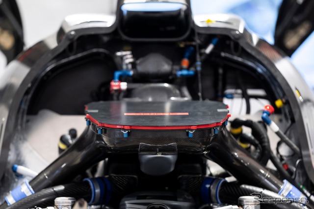 ジェネシスの新型ハイパーカー『GMR-001』のV8ツインターボエンジン《photo by Genesis》