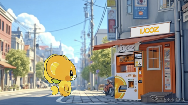 IJOOZ の新公式キャラクター「ジュジュ」《写真提供 ステランティスジャパン》