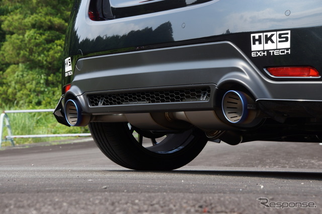 HKSの『GRヤリスGen2』用「フルチタン・スーパーターボマフラー」《写真提供 HKS》