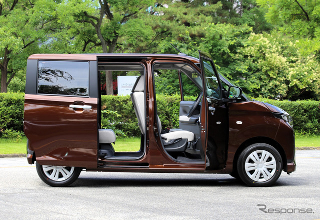 初めてスライドドアを採用したダイハツ ムーヴ 新型《写真撮影 内田俊一》