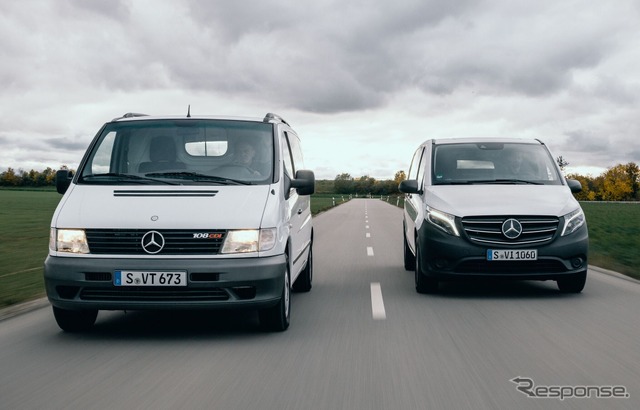 メルセデスベンツ『Vito』初代と現行《photo by Mercedes-Benz》