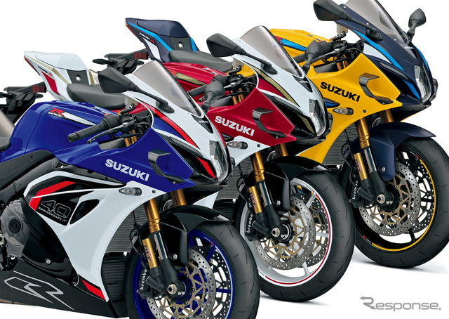 「GSX-R」40周年を記念して登場した新型スズキ 『GSX-R1000R』《photo by SUZUKI》