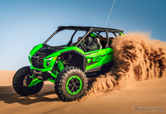 『Ninja H2』のスーパーチャージドエンジンを搭載するカワサキ TERYX4 H2 DELUXE《写真提供 カワサキモータース》