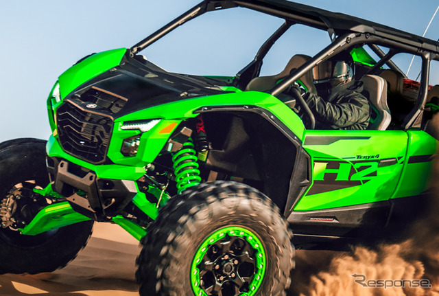 『Ninja H2』のスーパーチャージドエンジンを搭載するカワサキ TERYX4 H2 DELUXE《写真提供 カワサキモータース》