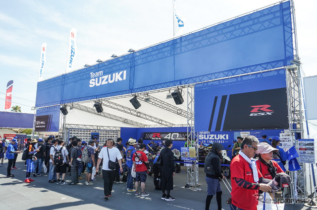 スズキブース（鈴鹿8耐2025）《写真撮影 宮崎壮人》
