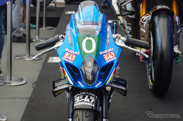 「ミニGSX-R」なスズキの「CNチャレンジミニ」（鈴鹿8耐2025）《写真撮影 宮崎壮人》