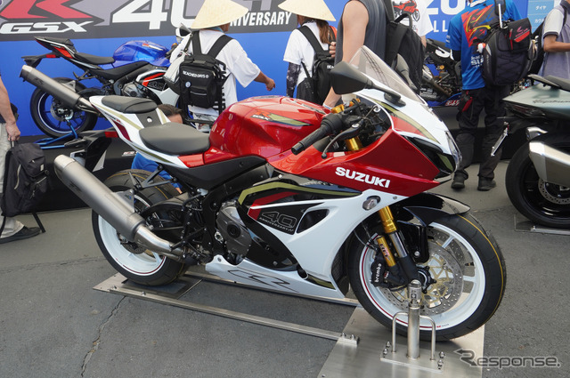 日本初公開となった新型スズキ『GSX-R1000R』《写真撮影 宮崎壮人》