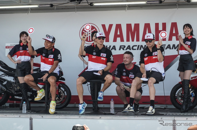 #21 YAMAHA RACING TEAM 選手によるトークショー（鈴鹿8耐2025）《写真撮影 宮崎壮人》